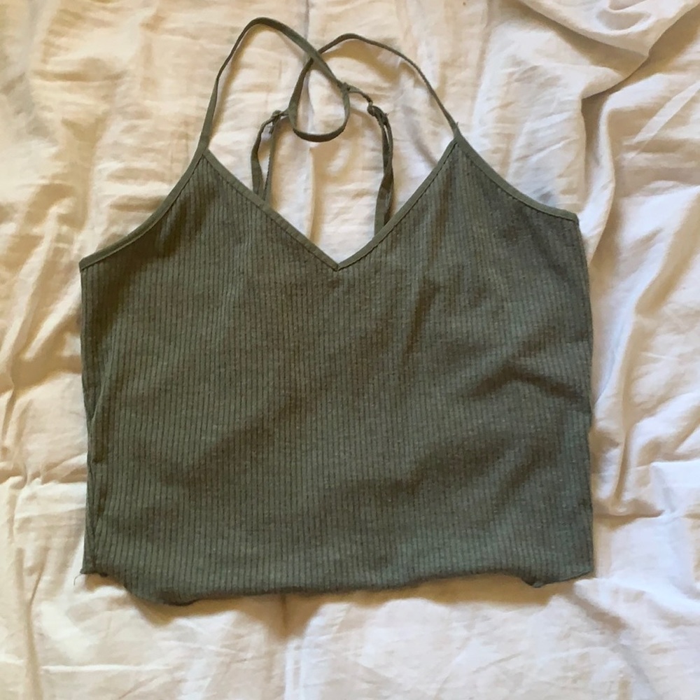 Olive Green Tank Top